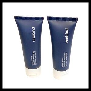 2 x Onekind Dream Cream Nighttime Moisturizer Squalene Rosehip Oil 0.33 fl.oz Ea